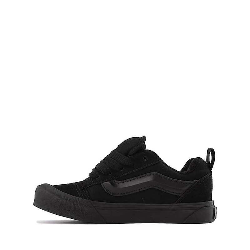Vans Knu Skool Skate Shoe - Little Kid - Black Monochrome