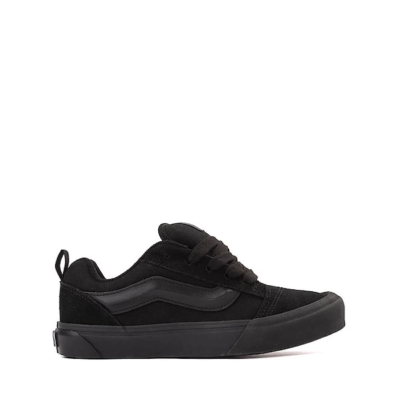 Vans Knu Skool Skate Shoe - Big Kid Black Monochrome