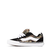 Vans Knu Skool Skate Shoe - Big Kid Black / Camo