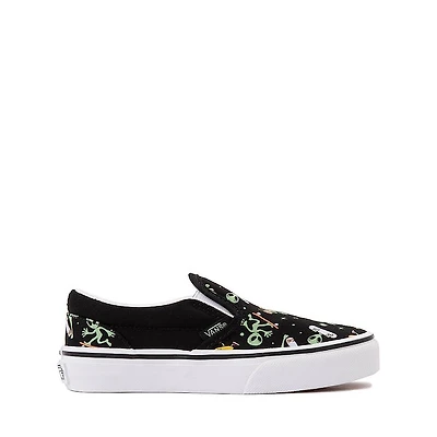 Vans Classic Slip-On Cosmic Cruisers Skate Shoe - Little Kid - Black