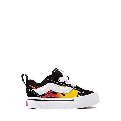 Vans Knu Skool Skate Shoe - Baby / Toddler - Black / Flame