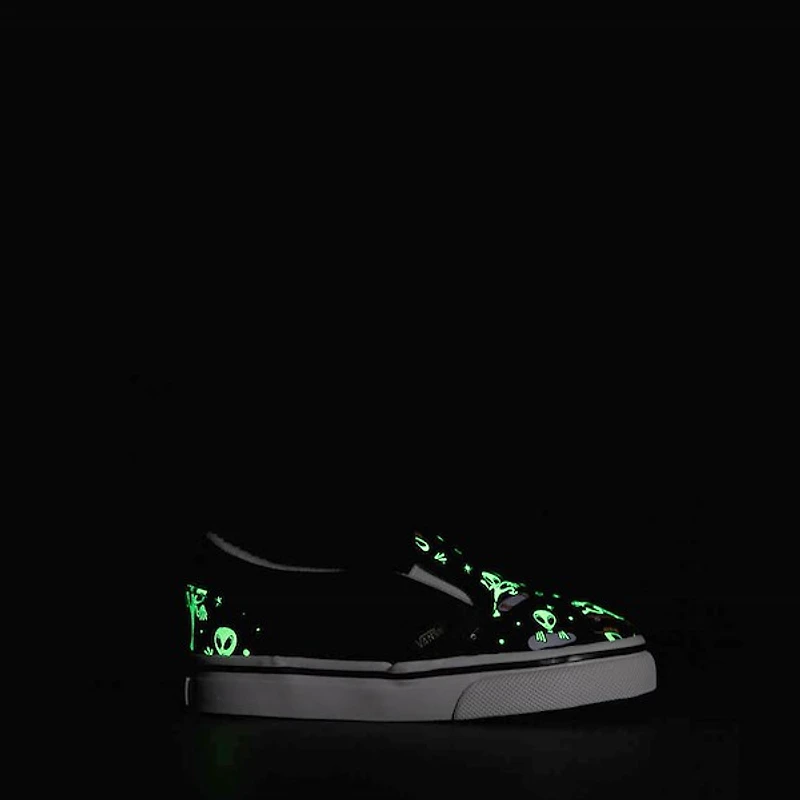 Vans Classic Slip-On V Cosmic Cruisers Skate Shoe - Baby / Toddler Black