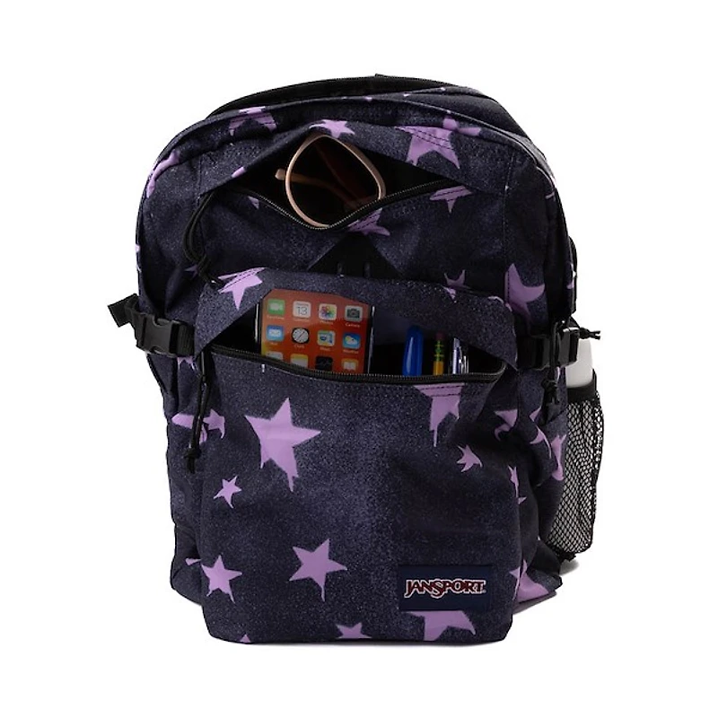 JanSport Main Campus Backpack - Black / Stars