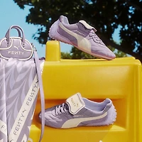 Womens Fenty x PUMA Avanti LS Athletic Shoe - Pale Plum / Alpine Snow