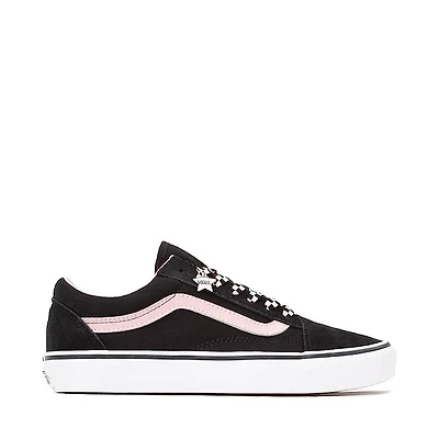 Vans Premium Old Skool Skate Shoe - Black / White Pink