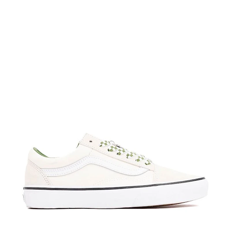 Vans Premium Old Skool Skate Shoe - Marshmallow / Green