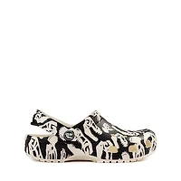 Crocs Classic Glow-In-The-Dark Dino Clog - Little Kid / Big Black Glow Green
