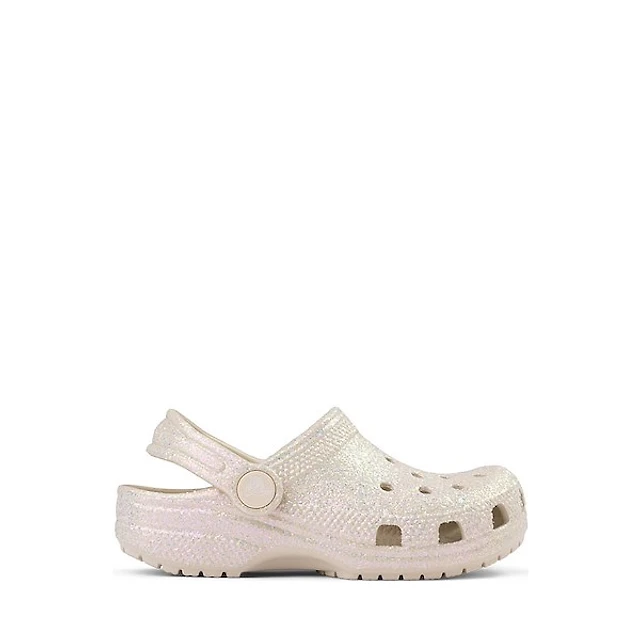 Crocs Classic Celebration Glitter Clog - Baby / Toddler - Champagne