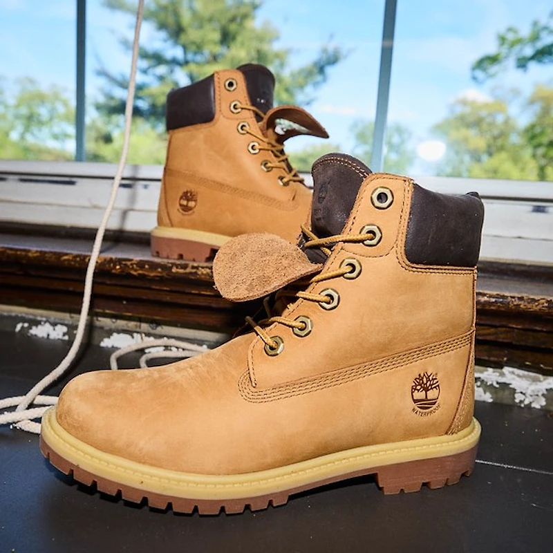 Womens Timberland® Premium 6-Inch Double Tongue Waterproof Boot - Wheat