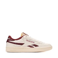 Mens Reebok Club C Revenge Athletic Shoe - Vintage Chalk / Burgundy