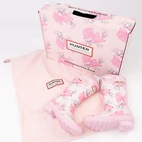 Hunter x LoveShackFancy Original Rain Boot - Little Kid / Big Kid - Rose Beaux / Mint Pink