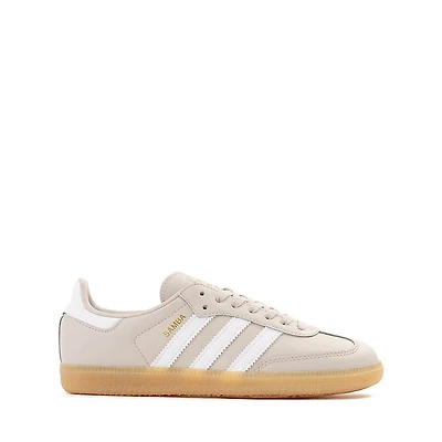 adidas Samba OG Athletic Shoe - Big Kid - Wonder Alumina / White / Gum