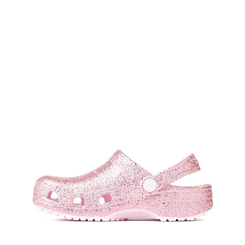 Crocs Classic Chunky Glitter Clog - Little Kid / Big Pink