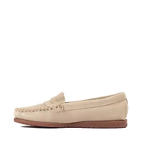 Womens Minnetonka Mellony Penny Loafer - Stone