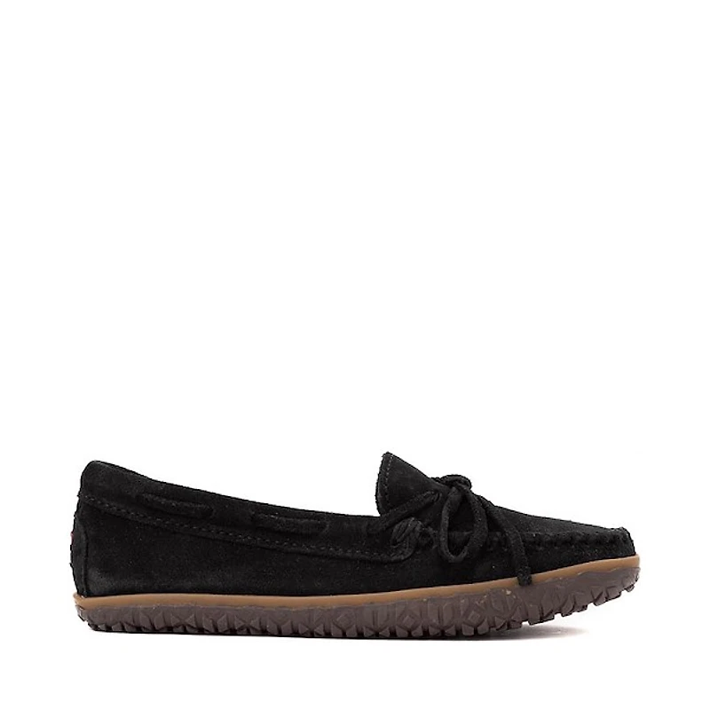 Womens Minnetonka Tie Tread Moccasin