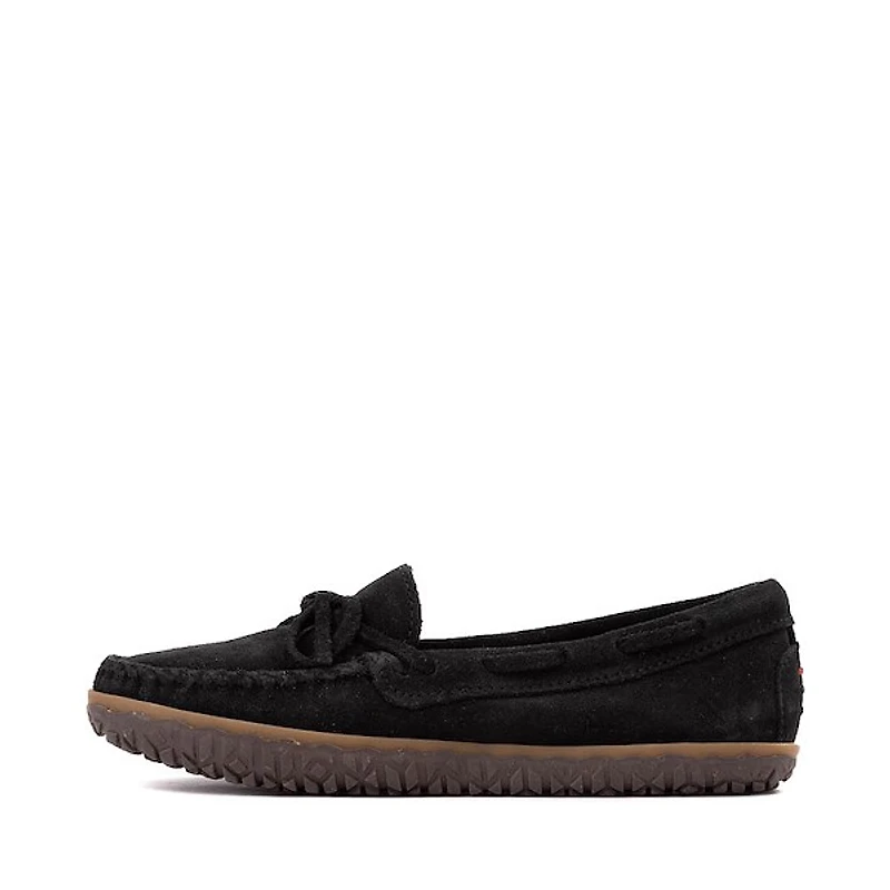 Womens Minnetonka Tie Tread Moccasin