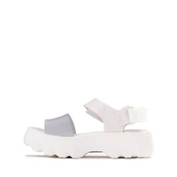 Mini Melissa Kick Off Platform Sandal - Little Kid / Big Kid - White