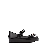 Mini Melissa Sweet Love Ballet Flat - Toddler / Little Kid Black