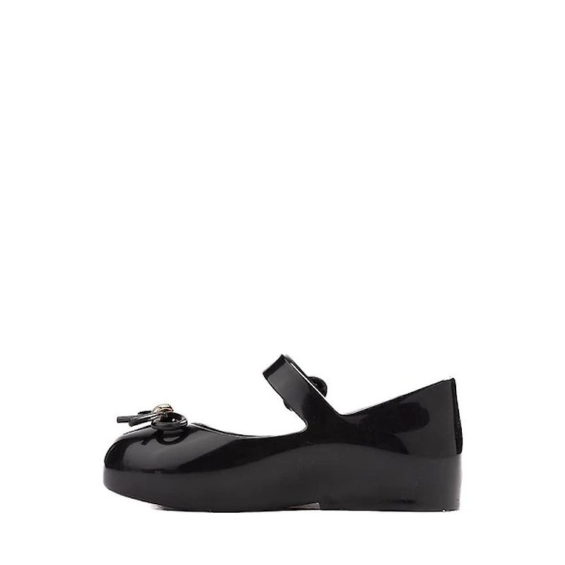 Mini Melissa Sweet Love Ballet Flat - Toddler / Little Kid Black