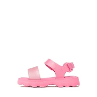 Mini Melissa Kick Off Platform Sandal - Toddler / Little Kid Pink Glitter