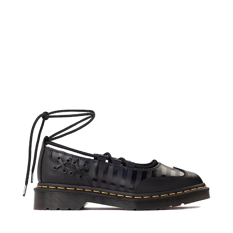 Womens Dr. Martens x Wednesday Elphie II Ballet Flat - Black