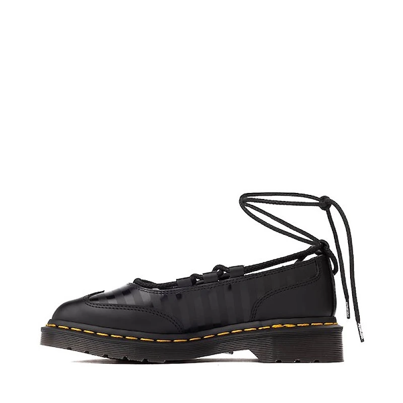 Womens Dr. Martens x Wednesday Elphie II Ballet Flat - Black