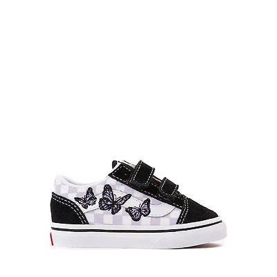 Vans Old Skool V Butterflies Skate Shoe - Baby / Toddler Black Lilac Mist