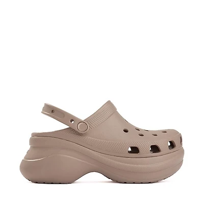 Womens Crocs Classic Bae Platform Clog - Taupe