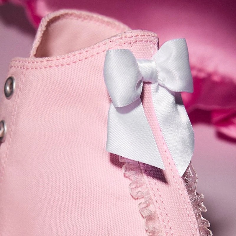 Converse Chuck Taylor All Star Sweet Dreams Easy-On High-Top Sneaker - Little Kid - Pink Frost / Vintage White
