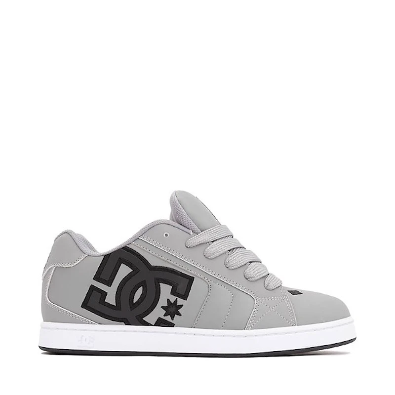 Mens DC Net Skate Shoe - Grey / Black
