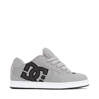 Mens DC Net Skate Shoe - Grey / Black