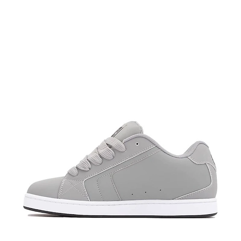 Mens DC Net Skate Shoe - Grey / Black