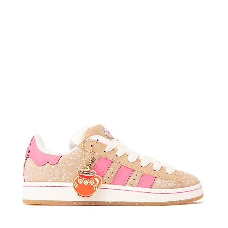 Womens adidas Campus '00s Pan de Muerto Athletic Shoe - Warm Sandstone / Lucid Pink Off White