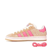 Womens adidas Campus '00s Pan de Muerto Athletic Shoe - Warm Sandstone / Lucid Pink Off White