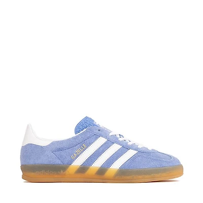 Womens adidas Gazelle Indoor Athletic Shoe - Blue Fusion / White Gold Metallic