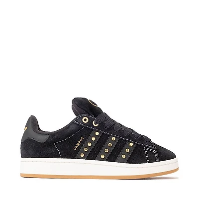 Womens adidas Campus '00s Athletic Shoe - Core Black / Carbon Gold Metallic