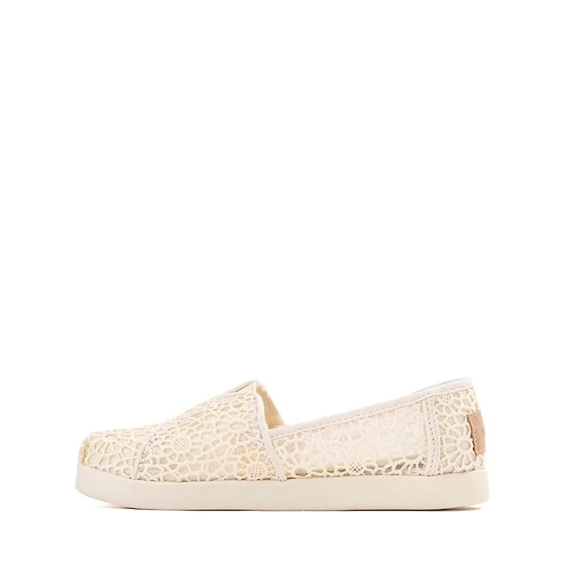 TOMS Alpargata Crochet Slip-On Casual Shoe