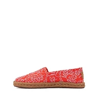TOMS Alpargata Rope Slip-On Casual Shoe - Little Kid / Big Flame Botanical