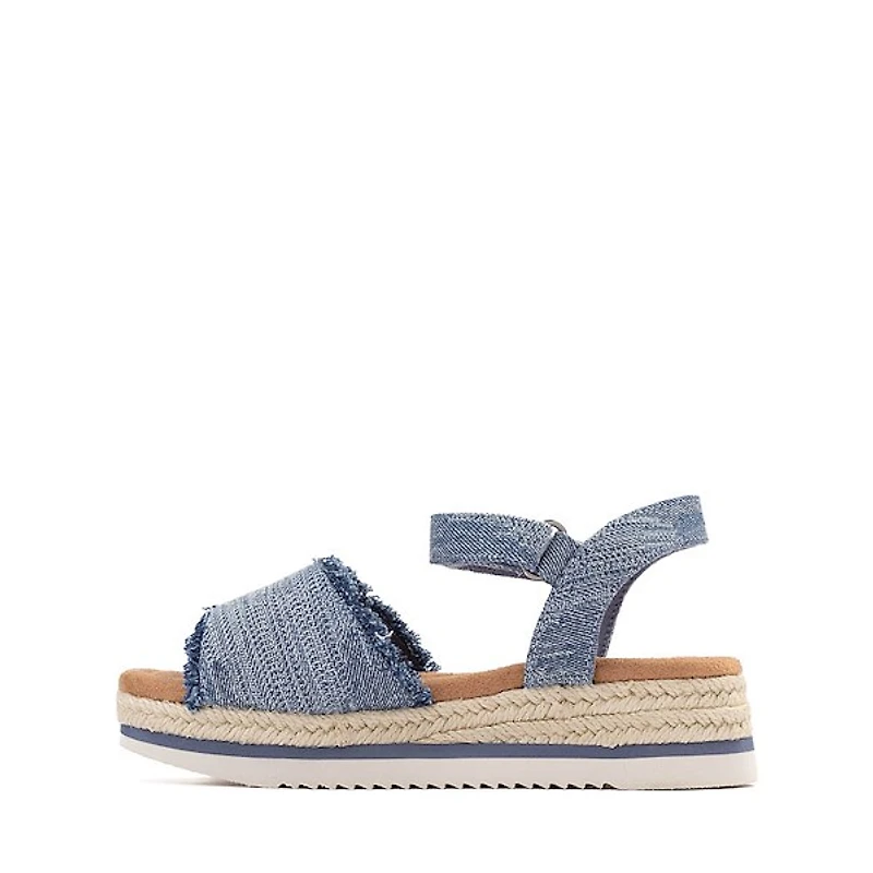 TOMS Diana Platform Sandal - Little Kid / Big Dark Sky