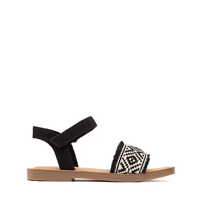 TOMS Remi Sandal - Little Kid / Big Kid - Black / Diamond