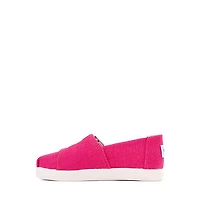 TOMS Alpargata Slip-On Casual Shoe - Baby / Toddler / Little Kid - Fuchsia