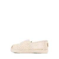 TOMS Alpargata Crochet Slip-On Casual Shoe