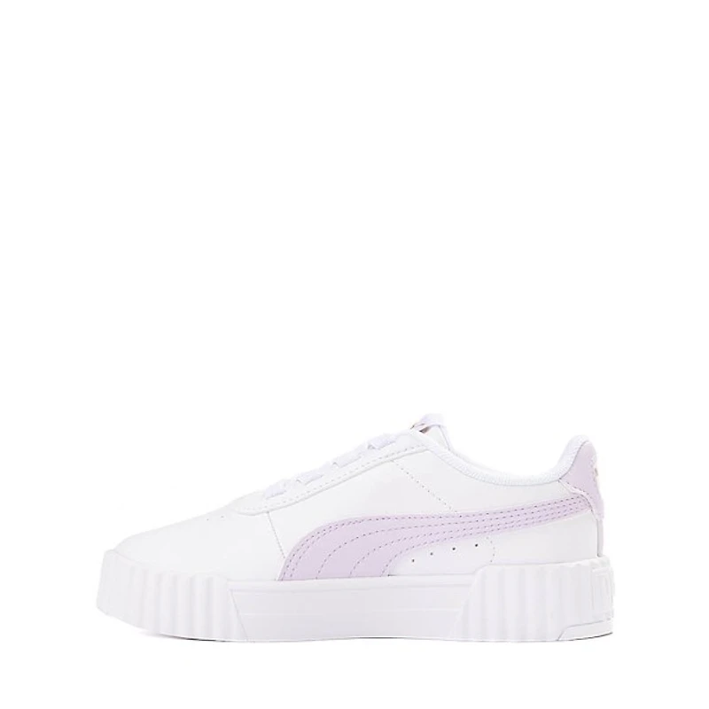 PUMA Carina 3.0 First Blossom Athletic Shoe - Little Kid / Big White Lilac Frost