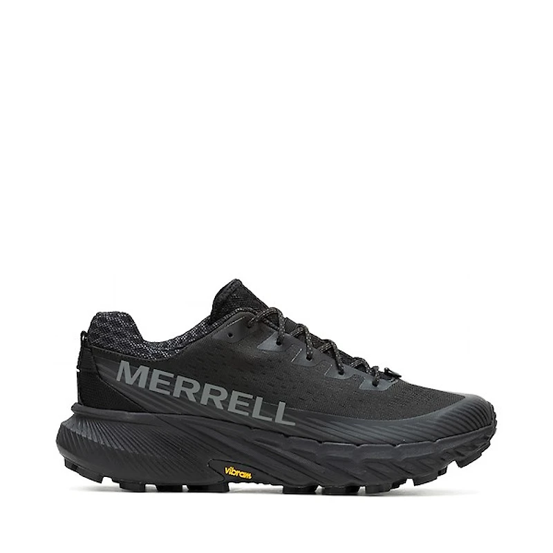Mens Merrell Agility Peak 5 Running Shoe - Black