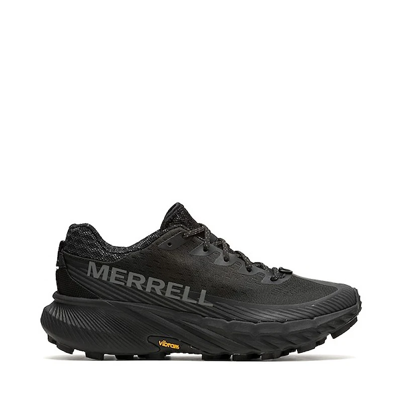 Womens Merrell Agility Peak 5 Running Shoe - Black / Black