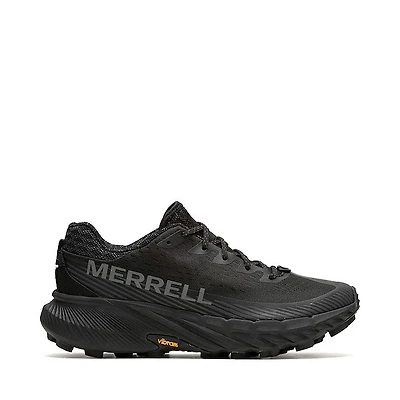 Womens Merrell Agility Peak 5 Running Shoe - Black / Black