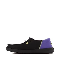 Womens HEYDUDE Wendy Funk Slip-On Casual Shoe - Black / Psychedelic Patches