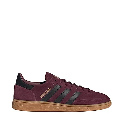 Mens adidas Handball Spezial Athletic Shoe - Maroon / Core Black Gold Metallic