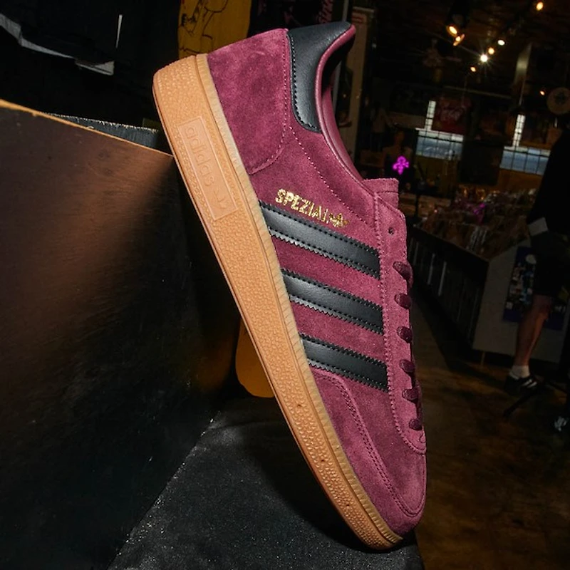 Mens adidas Handball Spezial Athletic Shoe - Maroon / Core Black Gold Metallic