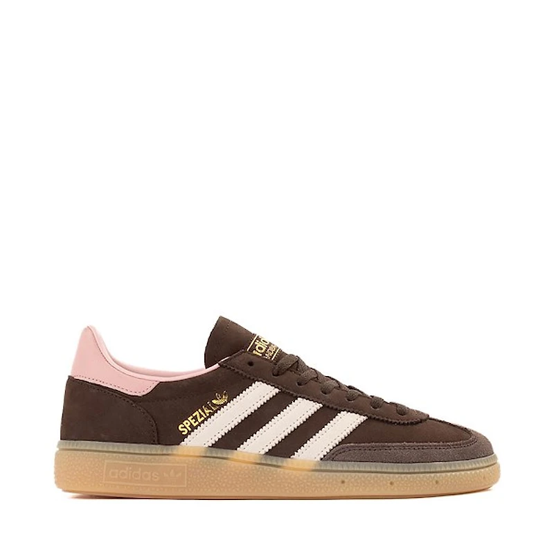 Womens adidas Handball Spezial Athletic Shoe - Dark Brown / Alumina Wonder Mauve